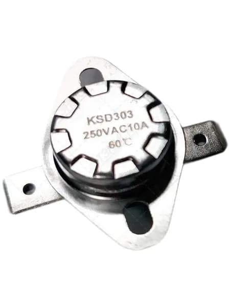 Термостат для водонагревателя Thermex, Ariston, Electrolux KSD301, KSD303, 10A 60С биметаллический самовозвратный, 310060