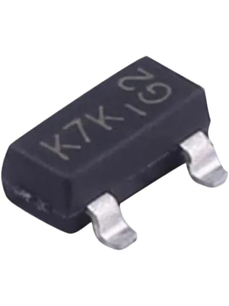 10шт 2N7002K-7 SOT-23 Полевой транзистор (MOSFET) 370 МВт, 60 В, 380 мА, 1 N-канальный