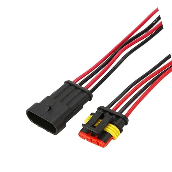 Разъем электрический 18AWG 2шт, - 4 отверстия