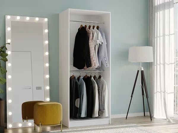 Гардеробная "Британи 11" 800х2000х500, белый