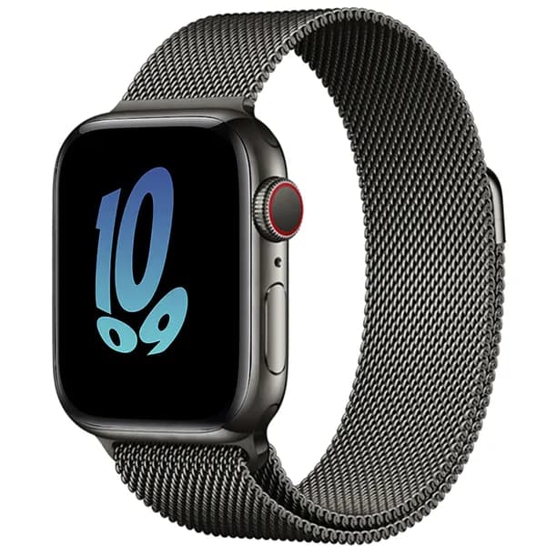 Ремешок для смарт-часов Apple Watch Series 1-10 и SE 38mm 40mm 41mm / Металлический стальной браслет,Миланская петля ремень для умных