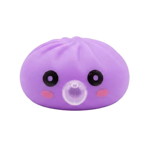 Мягкая игрушка-пельмень для снятия стресса, фиолетовая