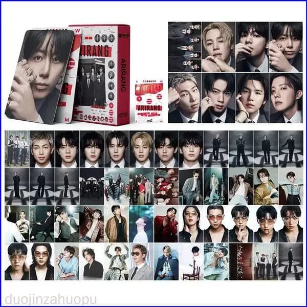 Карты BTS ARIRANG LOMO 55 шт. Кпоп BANGTAN BOYS альбом ARIRANG Kарточки БТС 2026 Плакат фотокарта