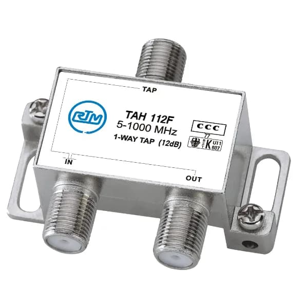 Телевизионный антенный разветвитель 1WAY 5-1000 MHz 12dB проходной ТАН-112F