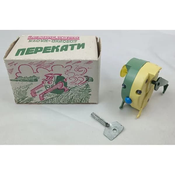 Заводная игрушка Клоун-акробат Перекати СССР