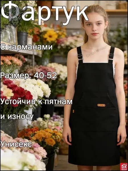 Фартук кухонный женский и мужской рабочий Dexin