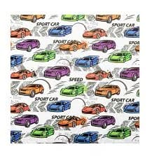 Бумага упаковочная подарочная мелованная "For Kids", 70x100 см