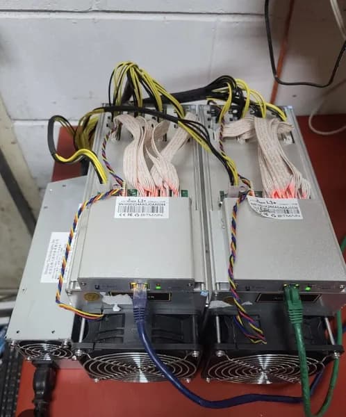 Асик майнер Asic miner Bitmain AntMiner двойные L3++ 1060Mh/s с на одном блоке питания,добывают 3 монеты (LTC+DOGE+BEL)