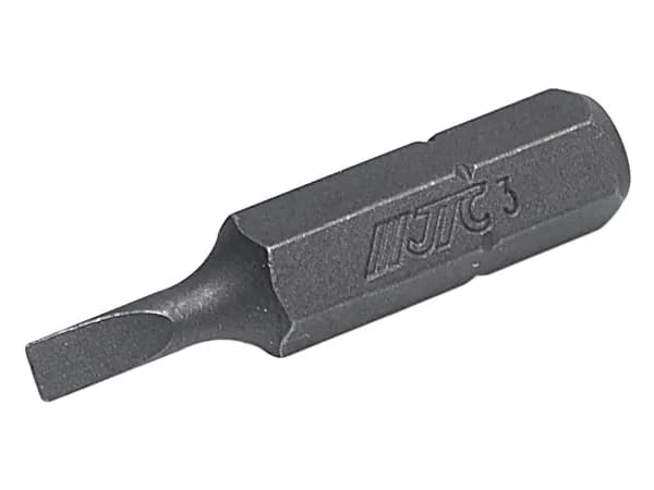 Бита для шуруповерта 1/4" шлицевая 0.5х3х30мм, арт JTC1123003 JTC