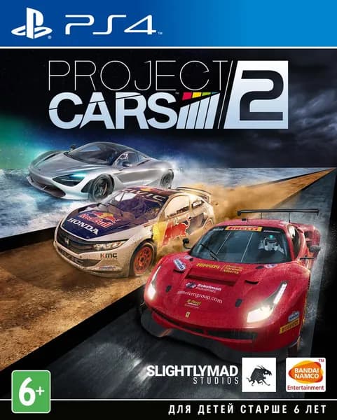 Игра Project Cars 2 (PlayStation 4, PlayStation 5, Английская версия)