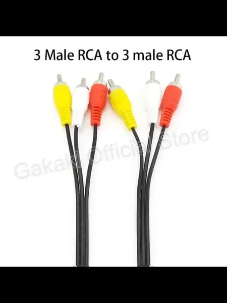 RCA кабель 3RCA male-male, 1.5 м