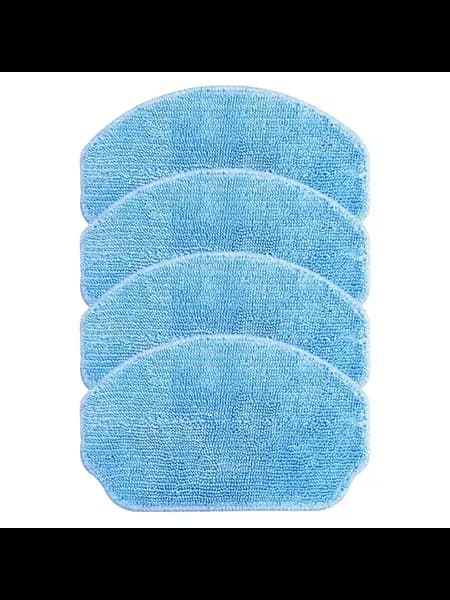 4 шт половая тряпка из микрофибры для Midea VCRO4W синий