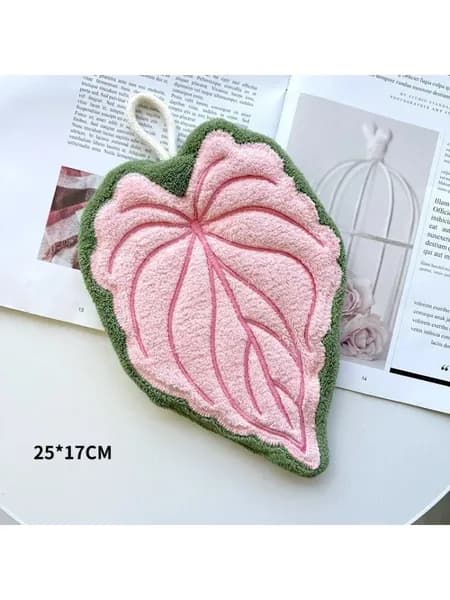 Полотенце для лица, рук, Корал-флис, розовый, 1 шт.