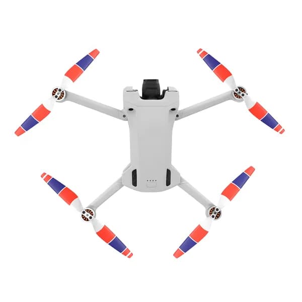 Пропеллеры для DJI Mini 3 Pro, лёгкие, бесшумные, быстросъёмные, трёхцветные (красный, белый, синий)