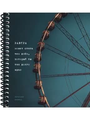 Записная книжка А6 80л. Колесо обозрения (80-3703) цветная спираль 243776