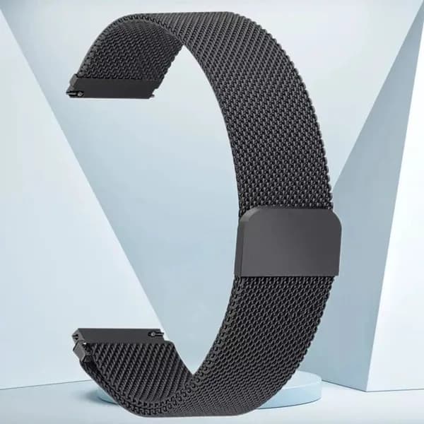 20 мм 22 мм Миланский ремешок для Samsung Galaxy Watch 6 5 4 40 Active 2 GearS 3, металлический ремешок для Amazfit Bip Huawei 4 Pro GT4