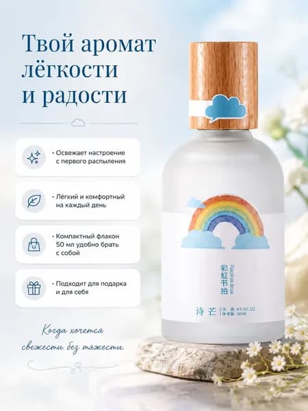 Туалетная вода Универсальные повседневные женские духи Фруктово-цветочная серия 50.06 мл