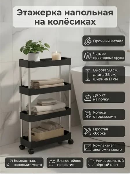 Полки для ванной комнаты