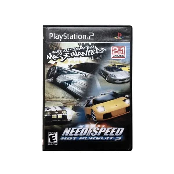 Игра PS 2 DVD Need for Speed: Most Wanted & Hot Pursuit 2 - (Racing, Гонки, EA, 2005, 2002)