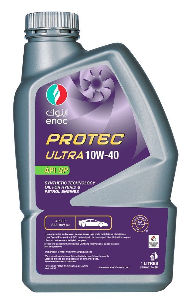 ENOC 10W-40 Масло моторное, Полусинтетическое, 1 л