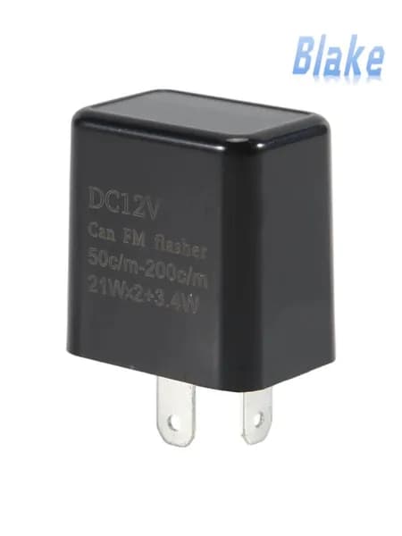 Реле мигалки для светодиодов 2-контактное, 12v, регулируемая частота 50 200 вспышек/мин, для мотоциклетных поворотников, водонепроницаемое.