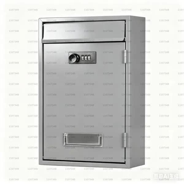 Почтовый ящик 320 мм x 217 мм x 84 мм, серый