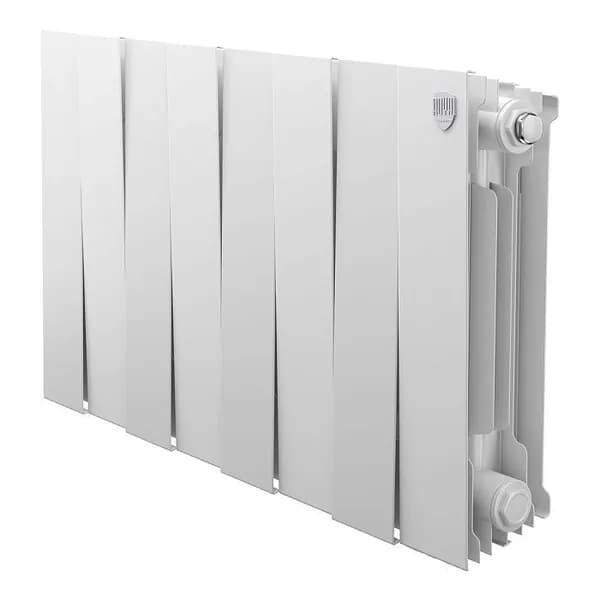 Радиатор ROYAL THERMO PianoForte 300 BIANCO TRAFFICO 8 секц., подкл. Боковое, белый. Товар уцененный