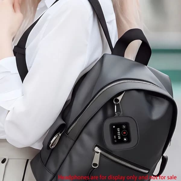 Чехол для наушников Soundcore Liberty 5 Pro Max из силикона чёрный с креплением