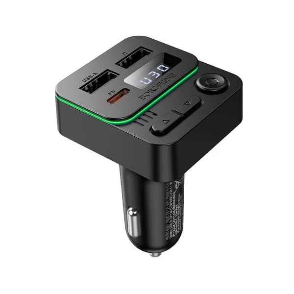 FM-трансмиттер с зарядкой Borofone BC60 Hero 35W(1A1C) черный