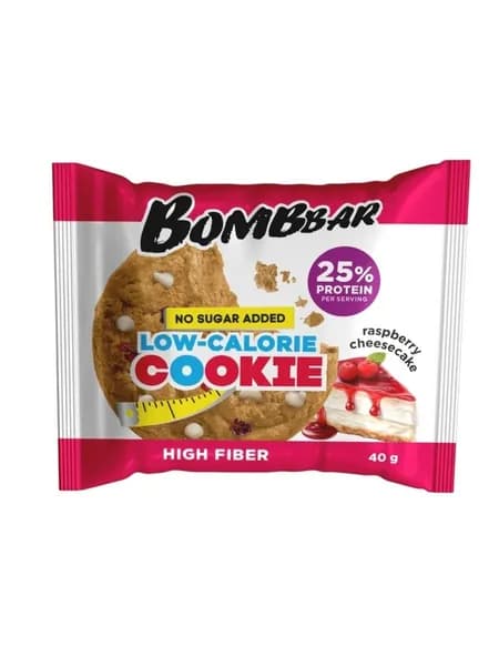 BOMBBAR Печенье со вкусом Малиновый чизкейк 40г