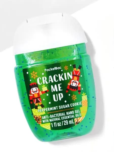 Bath & Body Works / Санитайзер для рук антисептик Crackin Me Up 29МЛ, Мятное печенье, молочно-сладкий аромат мяты