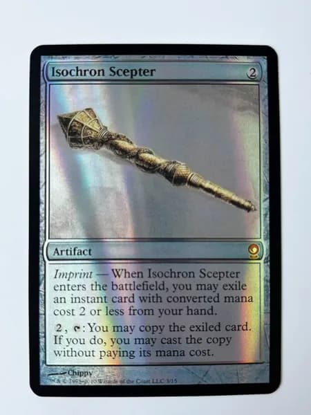 Портативные карты MTG Высококачественная карта из фольги Vault Final Fantasy Изохрон Скептр 3
