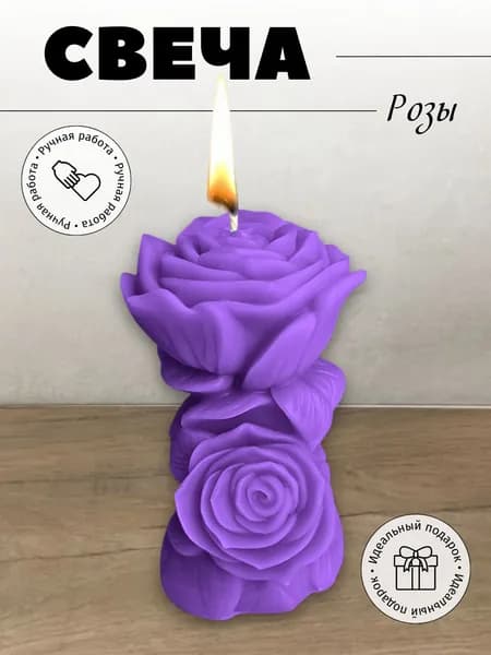 свеча розы