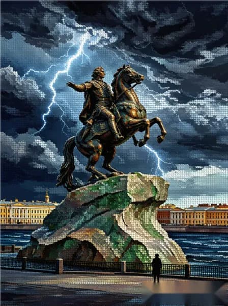 комплект DIY 5D-рисунок из алмазов без рамки