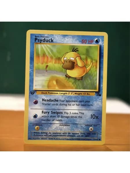 Pok mon Коллекционные карты: Krabby, Omanyte, Psyduck, Zubat и набор первых покемонов с защитными чехлами