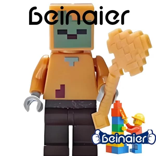 Конструктор Майнкрафт с человечками, совместимый с LEGO, для мальчиков и девочек