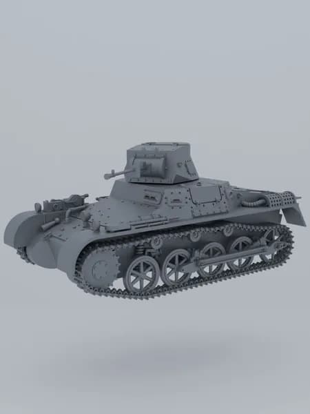Pz.KpfW.I с 20-мм пушкой Бреда mod.35 макет танка демонстрационный 1 100