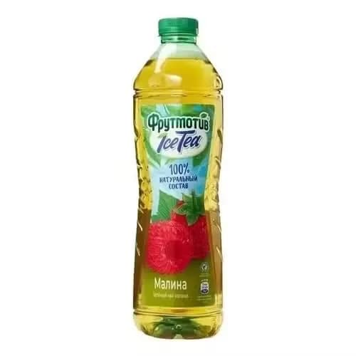 Холодный чай Фрутмотив IceTea зеленый с малиной 1,5 л