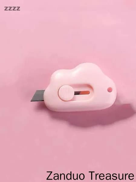 1 шт. Mini Pocket Cloud Art многофункциональный нож для резки бумаги, упаковки, сменным лезвием, канцелярский инструмент.