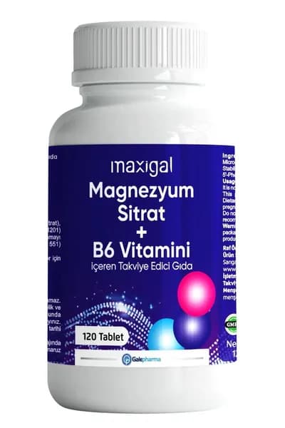 maxigal магний цитрат витамин b6 21