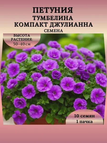 Семена Петунии "Тумбелина Компакт Джулианна", 10 семян