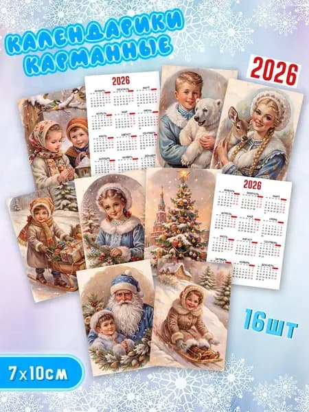 Набор карманных календарей