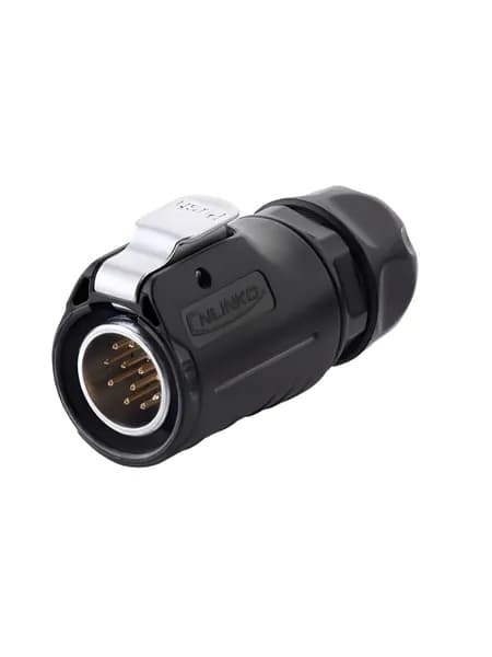 Разъем CNLINKO LP-20 12-пиновый, 12pin, папа, IP67, штекер