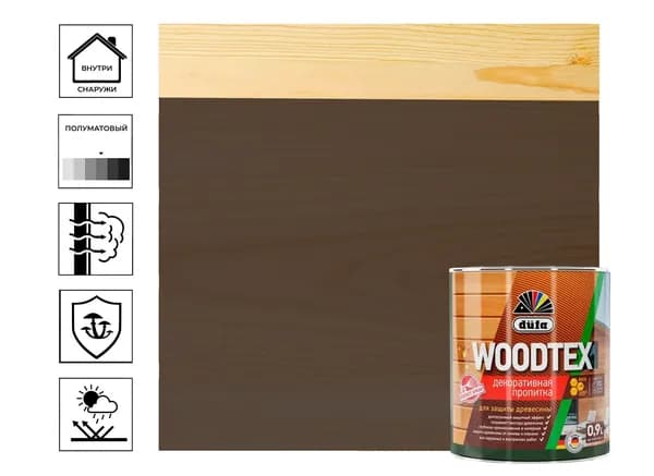 Пропитка "Dufa" WOOD TEX палисандр 0,9л