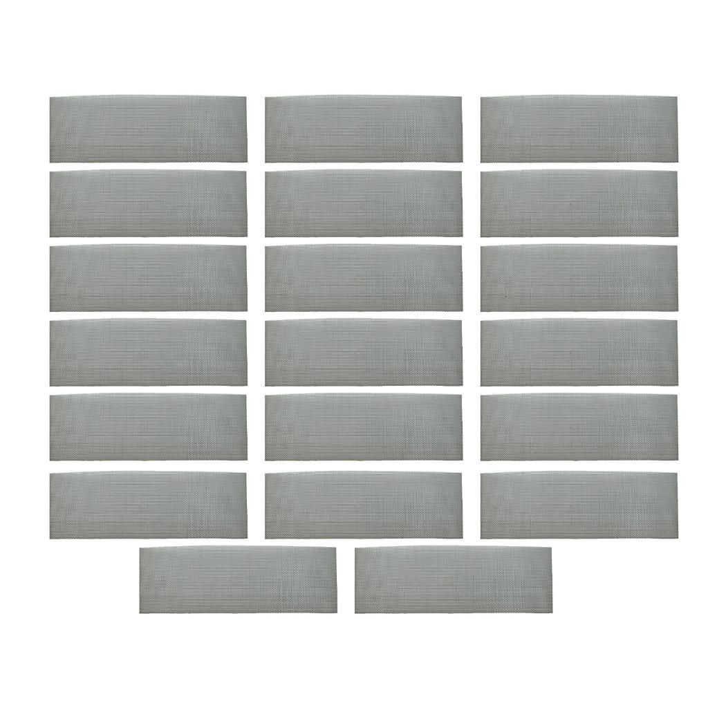 Сетка ремонтная для моторного отсека из нержавеющей стали 20x15см 5x15см, 20 шт. - 5х15см