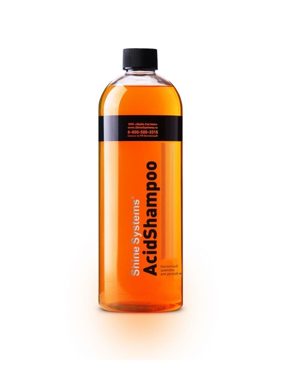 Автошампунь SHINE SYSTEMS AcidShampoo - кислотный шампунь для ручной мойки 750 мл