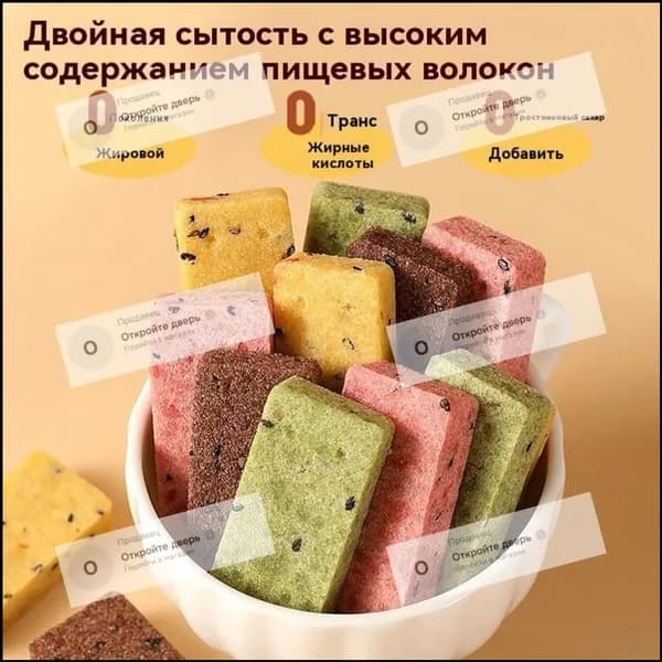 Премиум протеиновый батончик, заменяющий питание, представлен в 6 коробках с разными вкусами