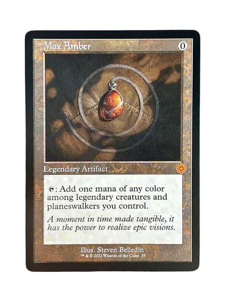 Обычная (Regular) прокси-карта TCG/MTG Proxy: Mox Amber (BRR)