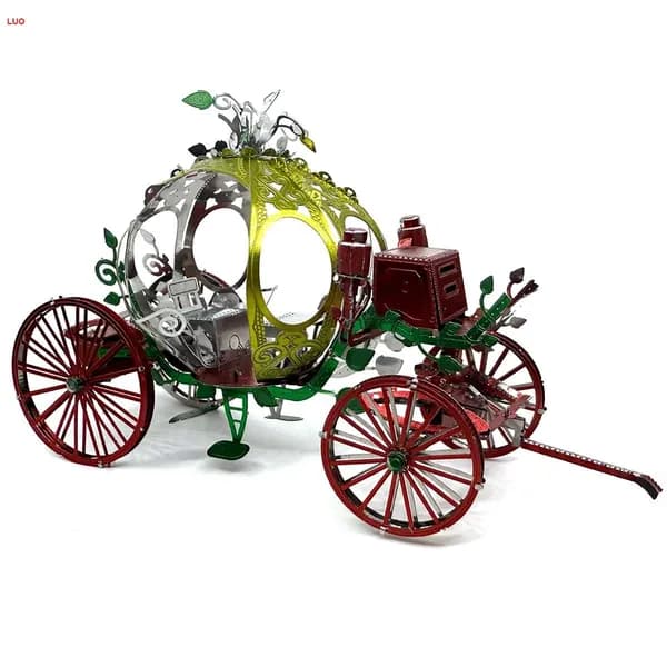 3D металлические головоломки DIY Взрослые игрушки подарок мужчине на день рождения /Тыквенный автомобиль