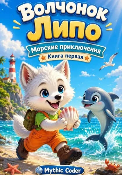 Волчонок Липо: Морские приключения. Книга первая | Mythic Coder | Электронная книга
